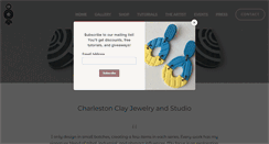 Desktop Screenshot of charlestonclayjewelry.com