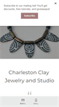 Mobile Screenshot of charlestonclayjewelry.com